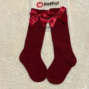 BABY GIRLS NEW SIZE 12 - 18 MONTHS BOW SOCKS